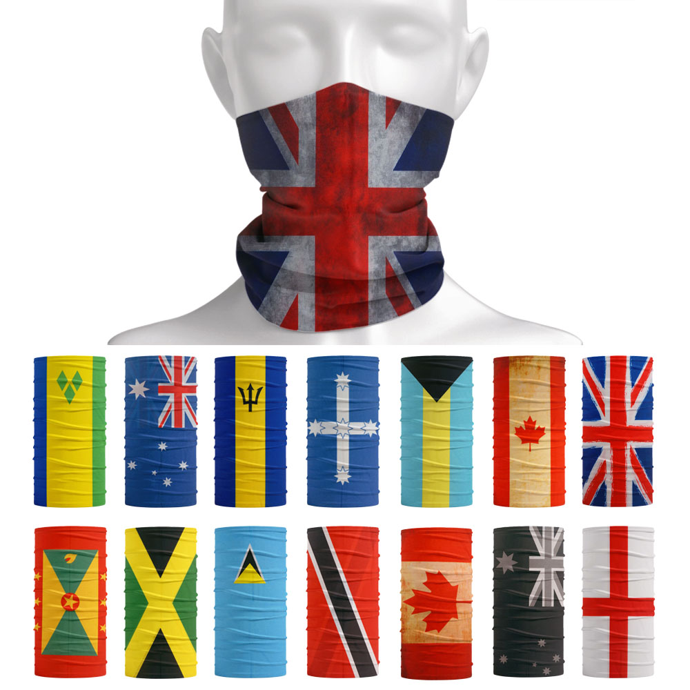Cycling Gear Uk - Uluslar Commonwealth bayrağı bandanalar çok fonksiyonlu