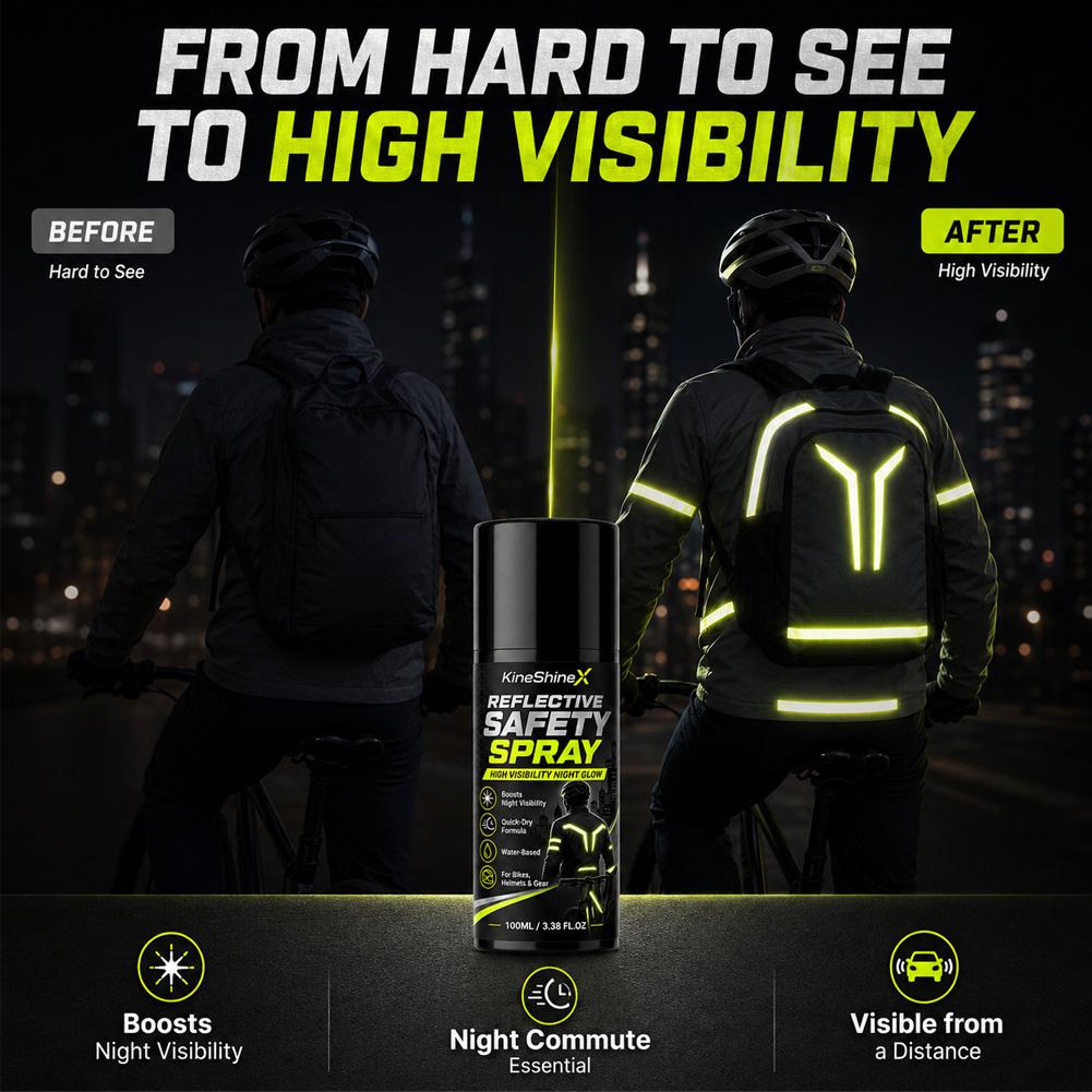 Gece Yansıtıcı Güvenlik Spreyi - Cycling High Gear incelemesi ve fiyatı