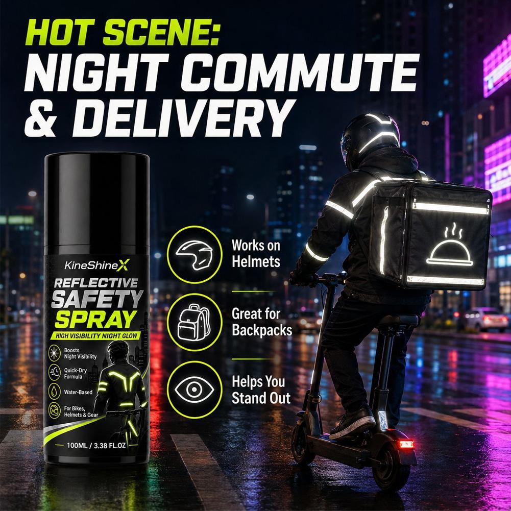 Gece Yansıtıcı Güvenlik Spreyi - Cycling High Gear incelemesi ve fiyatı